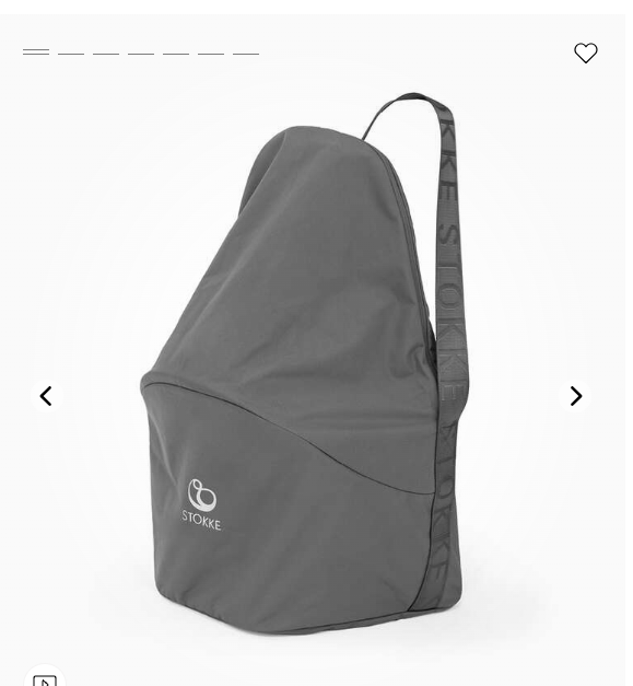 Stokke Clikk Chair Travel Bag
