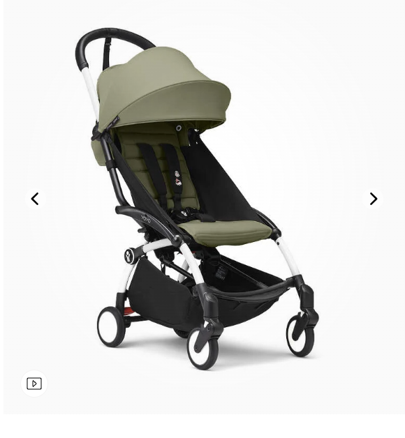 Stokke YOYO3 Stroller - White Frame