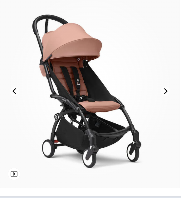 Stokke YOYO3 Stroller - Black Frame