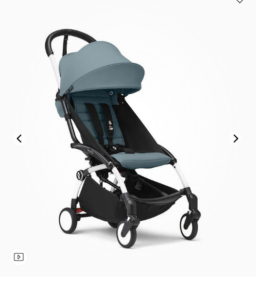 Stokke YOYO3 Stroller - White Frame