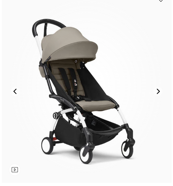 Stokke YOYO3 Stroller - White Frame
