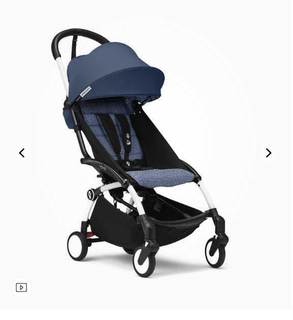 Stokke YOYO3 Stroller - White Frame