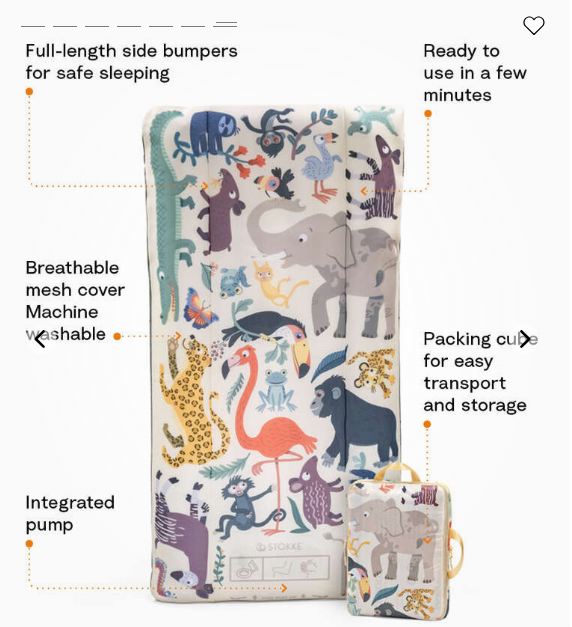 Stokke JetKids CloudSleeper - Portable Travel Bed