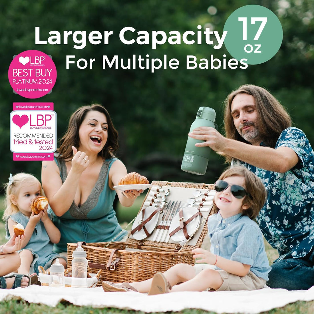 Momcozy MW05 – Ngrohës Portativ për Qumësht dhe Ujë për Udhëtim, 500ml
