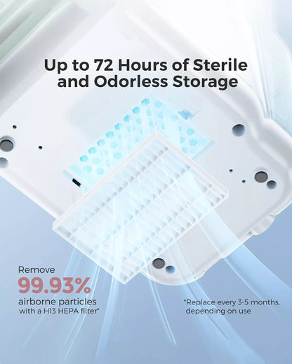 Momcozy KleanPal Pro – Pastrues dhe Sterilizues Automatik për Shishe