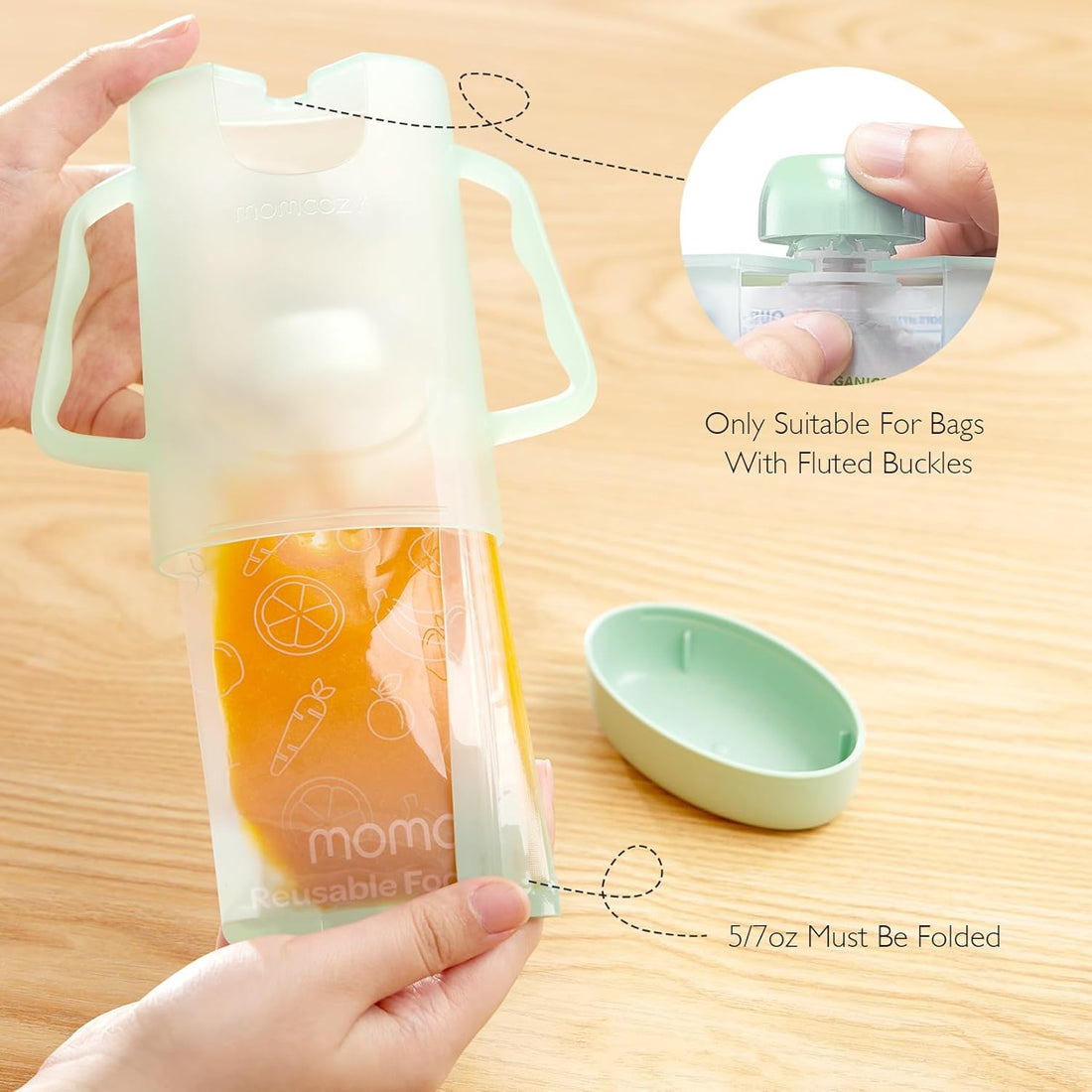 Momcozy përgatitës ushqimi për bebe