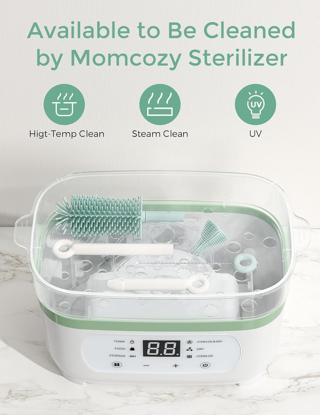 Momcozy Set pastrimi shishesh për bebe  7 në 1