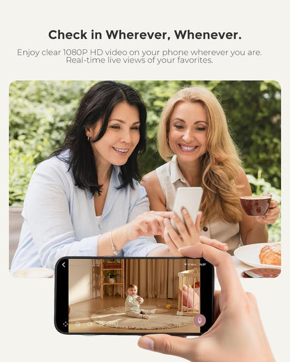 Momcozy BM04 – Kamerë Monitorimi Smart Wi-Fi për Foshnjë me Ekran 5″ dhe funksion Dual-Mode