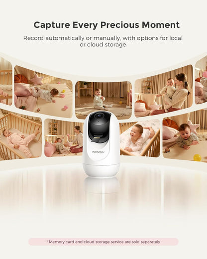 Momcozy BM04 – Kamerë Monitorimi Smart Wi-Fi për Foshnjë me Ekran 5″ dhe funksion Dual-Mode