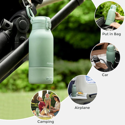Momcozy MW05 – Ngrohës Portativ për Qumësht dhe Ujë për Udhëtim, 500ml
