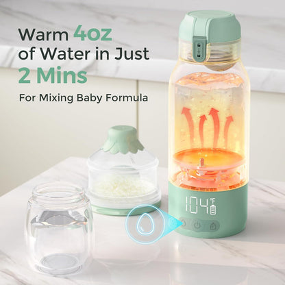 Momcozy MW05 – Ngrohës Portativ për Qumësht dhe Ujë për Udhëtim, 500ml