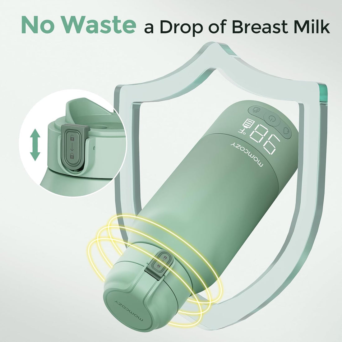 Momcozy MW05 – Ngrohës Portativ për Qumësht dhe Ujë për Udhëtim, 500ml