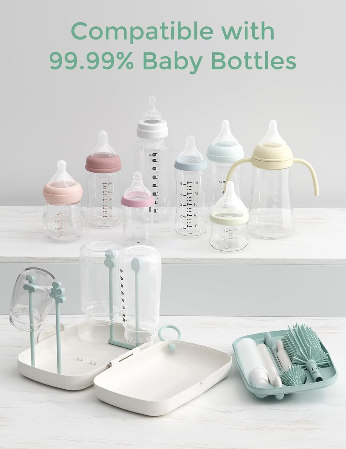 Momcozy Set pastrimi shishesh për bebe  7 në 1