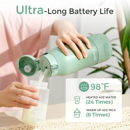 Momcozy MW05 – Ngrohës Portativ për Qumësht dhe Ujë për Udhëtim, 500ml