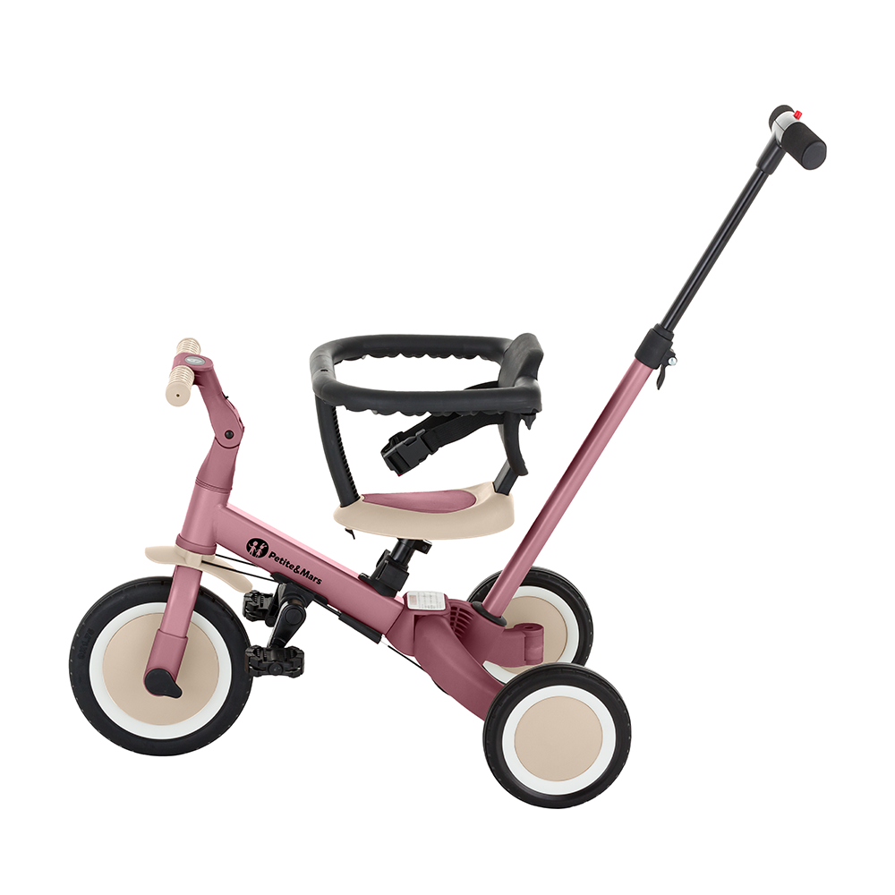 PETITE&MARS Triçikletë shumëfunksionale 5 në 1 - Dusty Rose