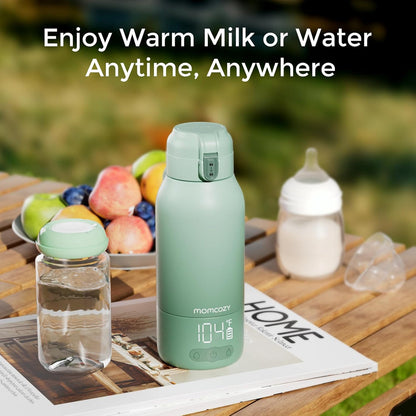 Momcozy MW05 – Ngrohës Portativ për Qumësht dhe Ujë për Udhëtim, 500ml